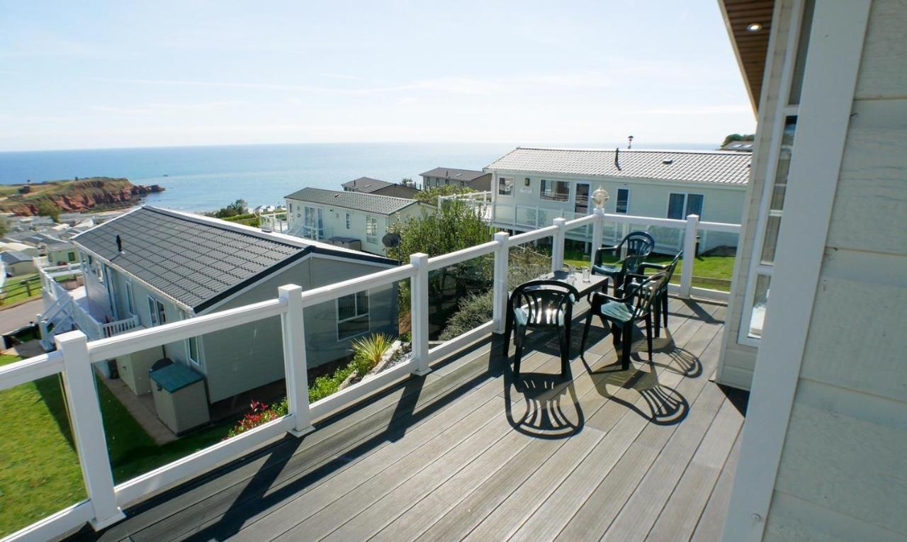 Luxury 3 Bed 2 Bath Lodge With Sea Views! Exmouth Exterior foto