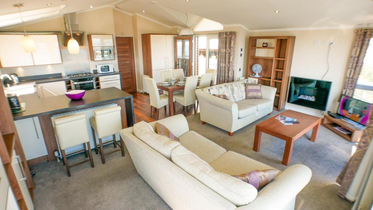 Luxury 3 Bed 2 Bath Lodge With Sea Views! Exmouth Exterior foto